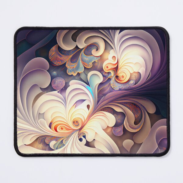 Item preview, Mystical Organic Designer Abstract Floral Pattern Digital Painting designed and sold by CodeAndColors.