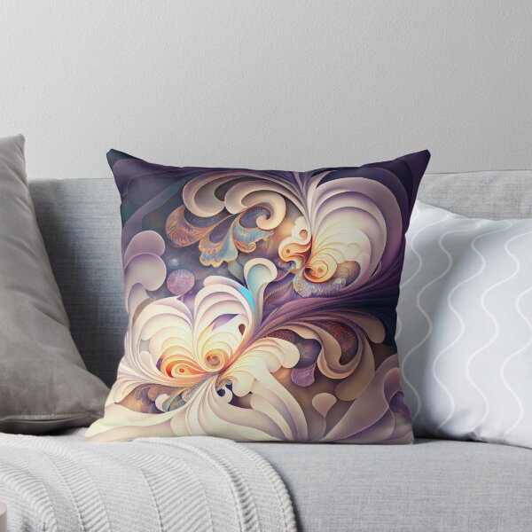 Item preview, Mystical Organic Designer Abstract Floral Pattern Digital Painting designed and sold by CodeAndColors.