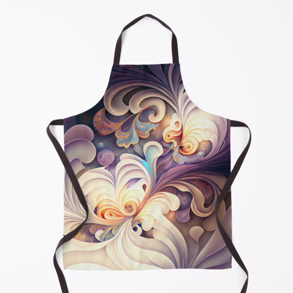 Item preview, Mystical Organic Designer Abstract Floral Pattern Digital Painting designed and sold by CodeAndColors.