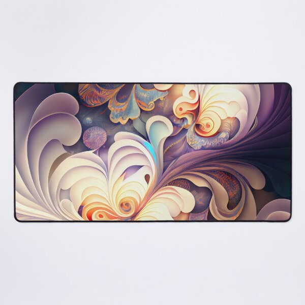Item preview, Mystical Organic Designer Abstract Floral Pattern Digital Painting designed and sold by CodeAndColors.