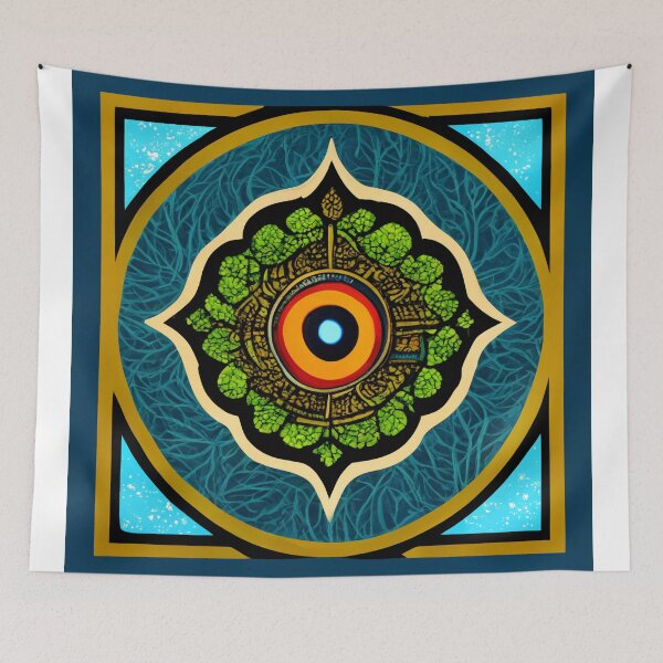 Item preview, Spirit Walker_Mandala_013 designed and sold by KahikaArt.
