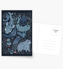 Arctic animals Postcards