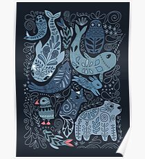 Arctic animals Poster