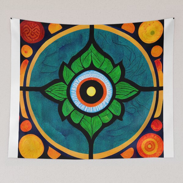 Item preview, Spirit Walker_Mandala_012 designed and sold by KahikaArt.