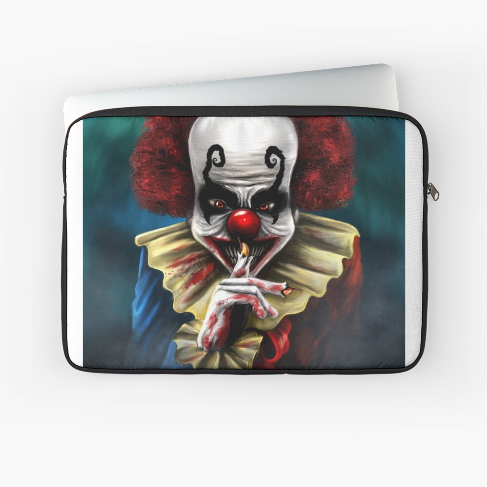 1PCS Horror Clowns Straw Topper Prevents Rolling PVC Pencil Cover