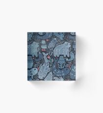 Arctic animals Acrylic Block