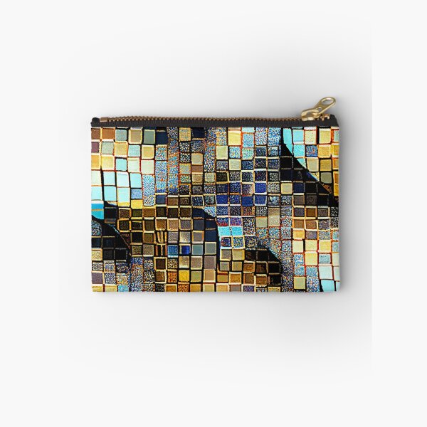 Item preview, Aggressive Mosaic Futuristic Coarse California Chic Pattern Digital Painting designed and sold by CodeAndColors.