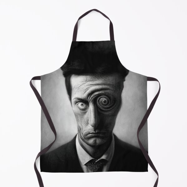 Item preview, Surrealistic creepy abstract surrealism face designed and sold by Obibobishop.