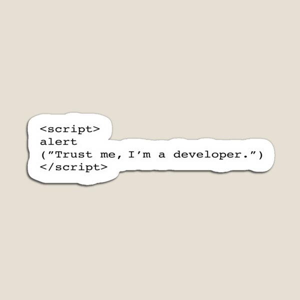 Item preview, Trust me, I am a developer STICKERS designed and sold by KeepOnCoding.