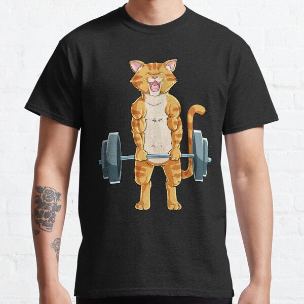 Cat Deadlift Powerlifting T Shirt Fitness Gym Lifting Weights Tee Gifts  Art Print for Sale by LiqueGifts