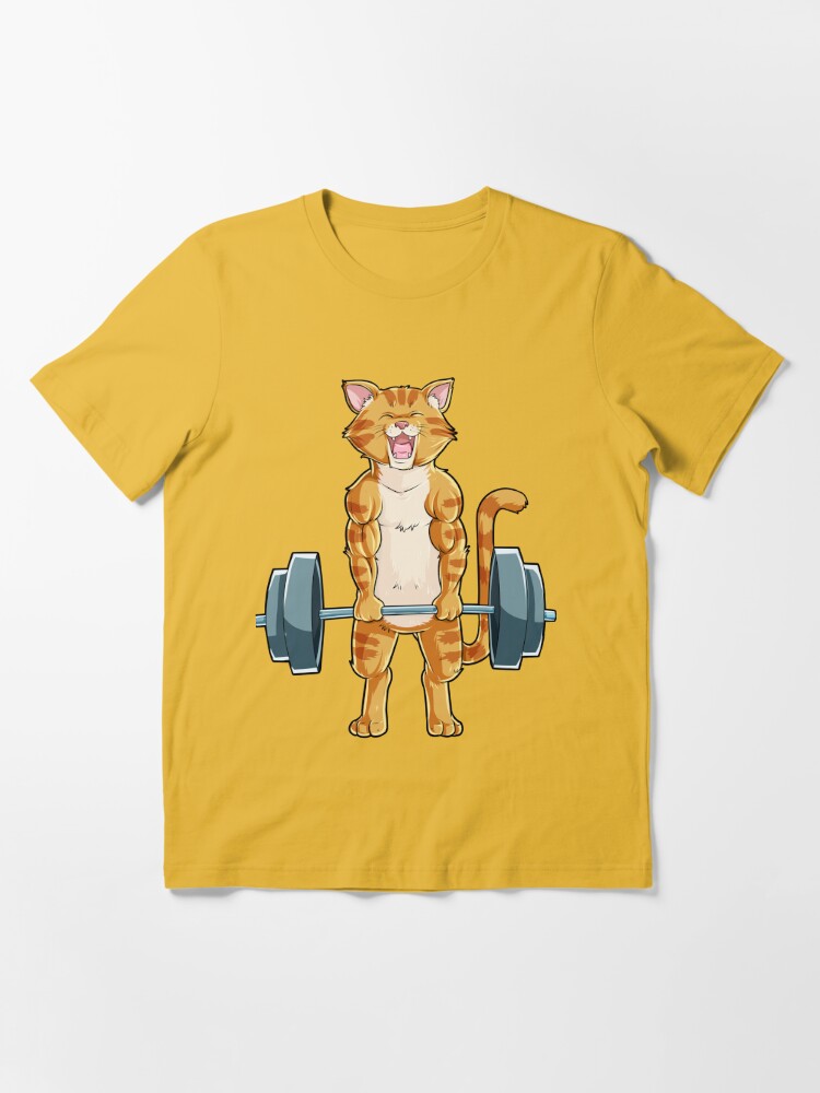 Cat Deadlift Powerlifting T Shirt Fitness Gym Lifting Weights Tee Gifts  Art Print for Sale by LiqueGifts