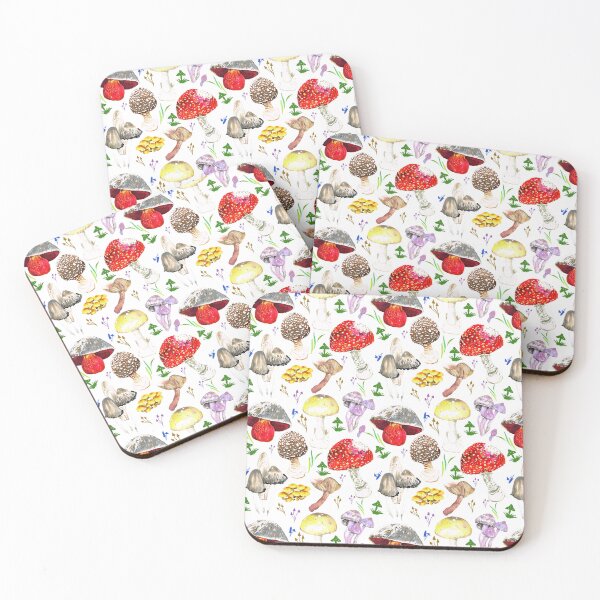 Item preview, Poisonous Mushrooms Repeat Pattern designed and sold by Phoebekirk.