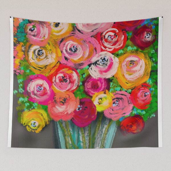 Item preview, Modern flowers in a vase  designed and sold by Nora Gad.