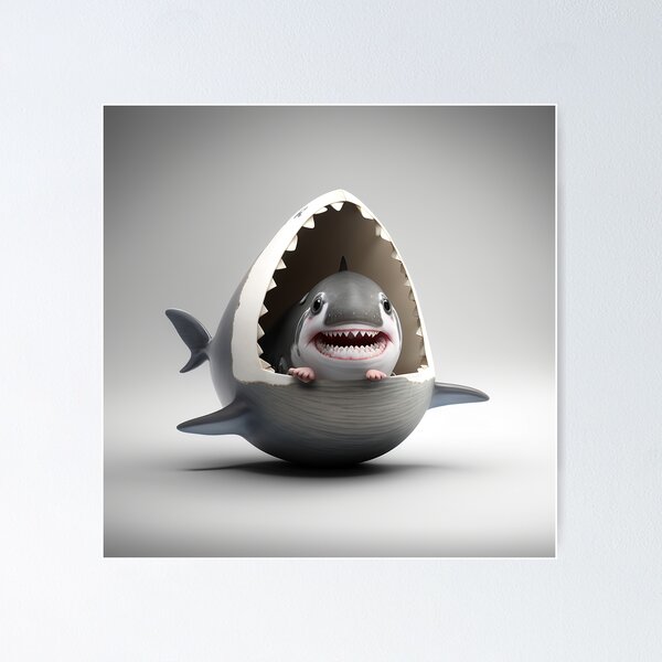 Item preview, Babyshark in a shark designed and sold by BinskisWonder.