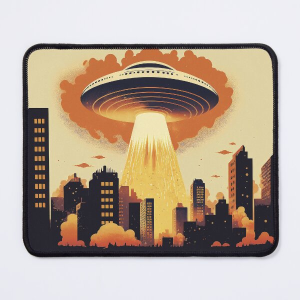 Item preview, UFO Attacks City designed and sold by DougalWear.