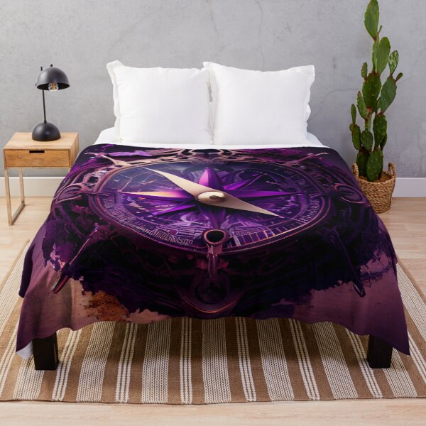 Item preview, Paring the Purplish Compass Digital Painting designed and sold by CodeAndColors.