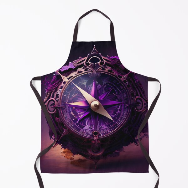 Artikelvorschau, Paring the Purplish Compass Digital Painting entworfen und verkauft von CodeAndColors.