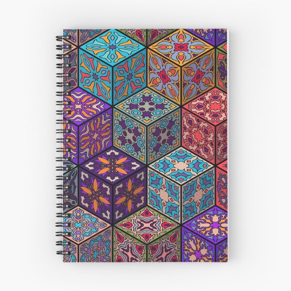 Item preview, Vintage patchwork with floral mandala elements designed and sold by Somberlain.