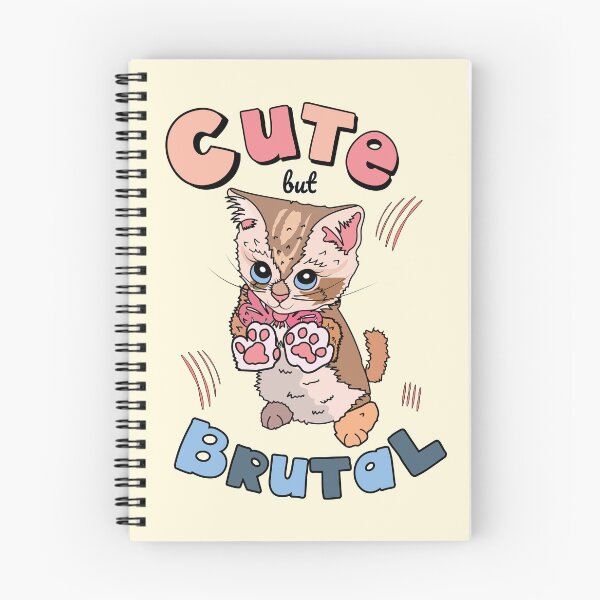 Item preview, Cute but brutal cat designed and sold by HajnalkArt.