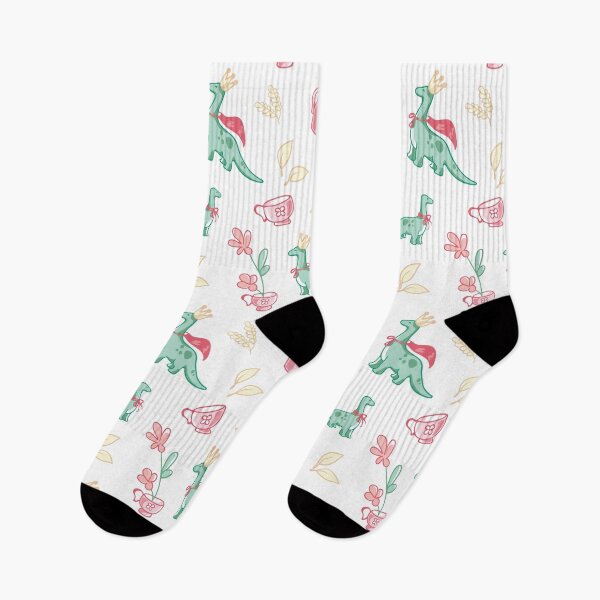 Item preview, Tea Party with a Toy Dinosaur Pattern designed and sold by Elena Romashko.