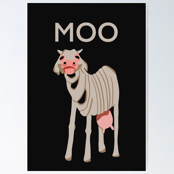 Item preview, Milky White - Moo designed and sold by byebyesally.