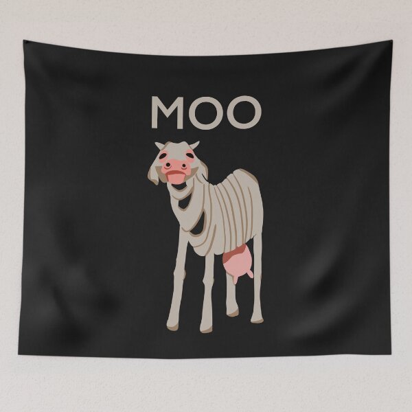 Item preview, Milky White - Moo designed and sold by byebyesally.