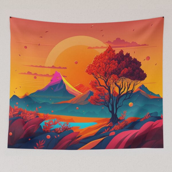 Aperçu de l'œuvre Savannah sunset créée et vendue par GabrielMadrasse.