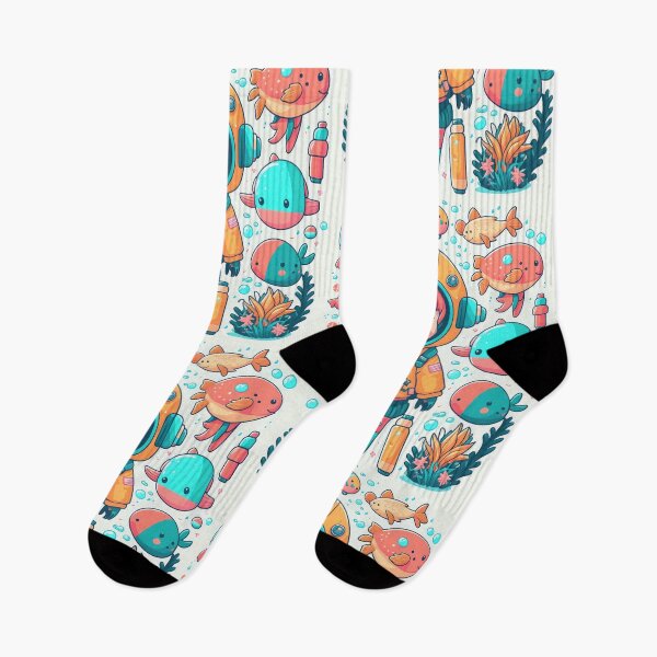 Item preview, Deep Diving Suite: Explore The Underwater World Mystery Pattern designed and sold by ultra-cute.