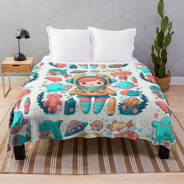 Item preview, Deep Diving Suite: Explore The Underwater World Mystery Pattern designed and sold by ultra-cute.