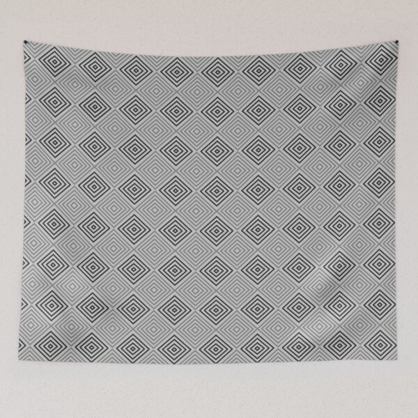 Item preview, Grey and Black Illusion Geometric Patterns designed and sold by SemDesigns1.