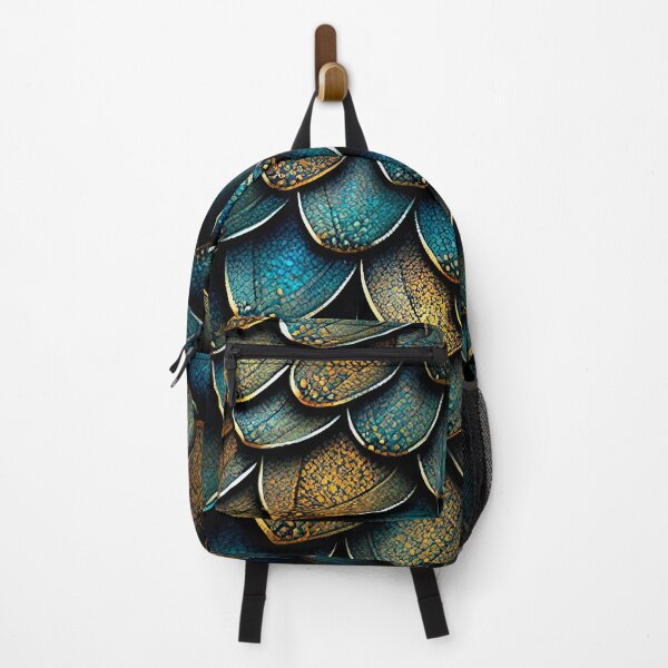 Item preview, Blue & Golden Dragon Scales designed and sold by Gert Street.