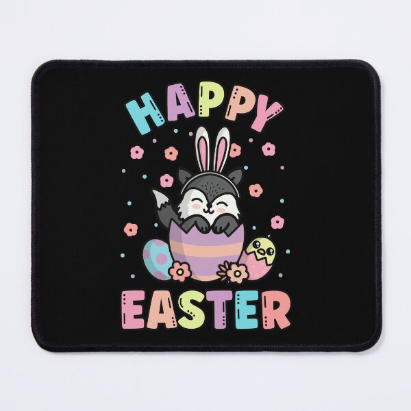 Item preview, Happy Easter Kawaii Bunny Wolf Cute Spring Egg Hunting designed and sold by JokeGysen.