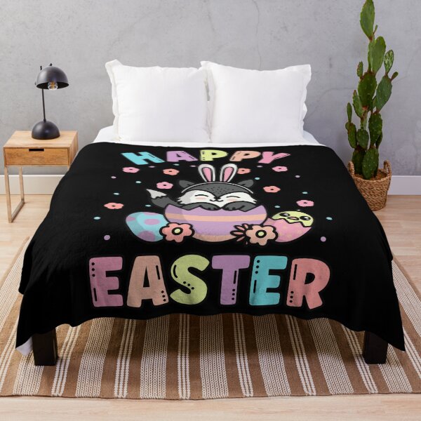 Item preview, Happy Easter Kawaii Bunny Wolf Cute Spring Egg Hunting designed and sold by JokeGysen.