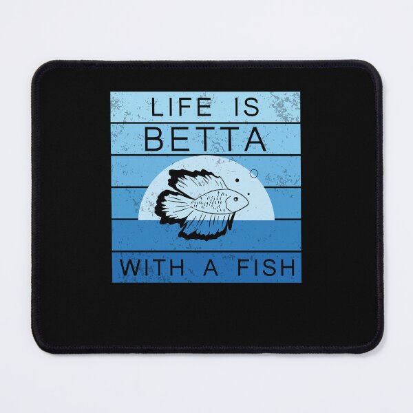 Item preview, Funny Life Is Betta With A Fish Siamese Fighting Fish Lover designed and sold by StrongShirts.