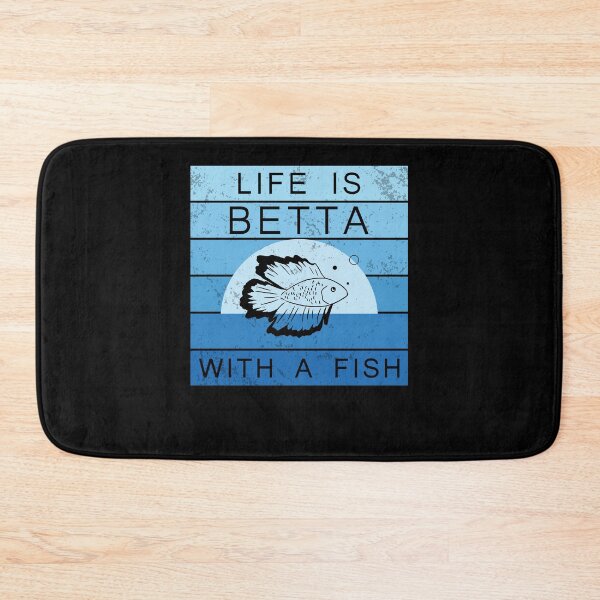 Item preview, Funny Life Is Betta With A Fish Siamese Fighting Fish Lover designed and sold by StrongShirts.