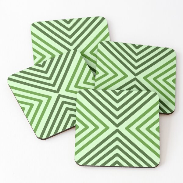 Item preview, Green Illusion Geometric Patterns designed and sold by SemDesigns1.