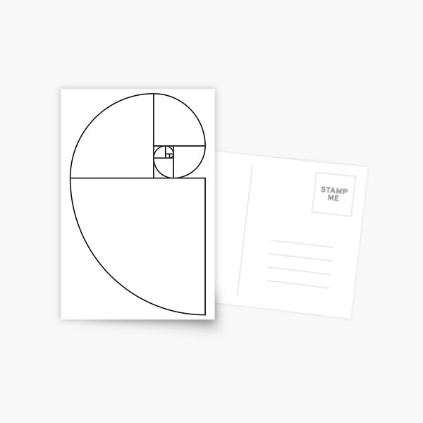 Item preview, Golden Ratio Spiral - Sections Outline designed and sold by joshdbb.