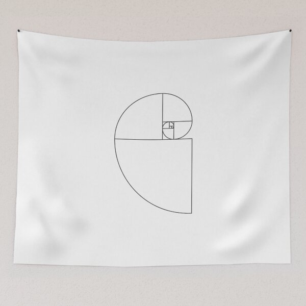 Item preview, Golden Ratio Spiral - Sections Outline designed and sold by joshdbb.