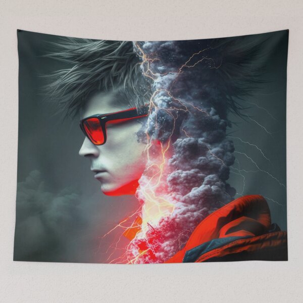 Item preview, Elektrik Portrait 03 designed and sold by MartianBunnyH.