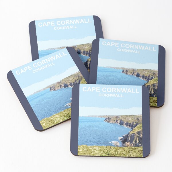 Item preview, Cape Cornwall England UK. Cornish gift. Kernow fishing harbour designed and sold by BarbaraGlebska.