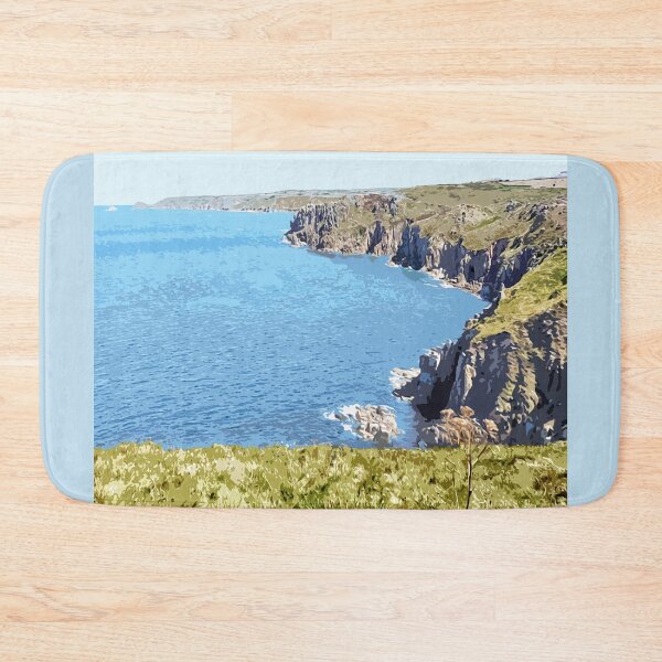 Item preview, Cape Cornwall England UK. Cornish gift. Kernow fishing harbour designed and sold by BarbaraGlebska.