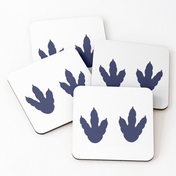 Item preview, Dinosaur Feet | Dino Footprints | Navy Blue designed and sold by SJ Designs.