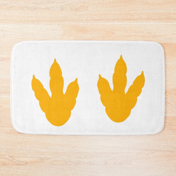 Item preview, Dinosaur Feet | Dino Footprints | Mustard Yellow designed and sold by SJ Designs.