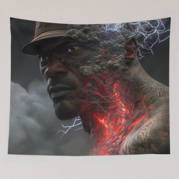 Item preview, Elektrik Portrait 02 designed and sold by MartianBunnyH.