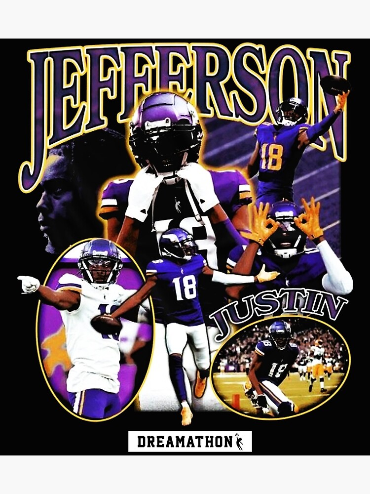 Justin Jefferson Catch Poster for Sale by RatTrapTees