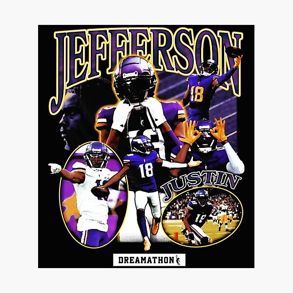 Vintage Justin Jefferson 90s Dreamathon T-Shirt - Trends Bedding