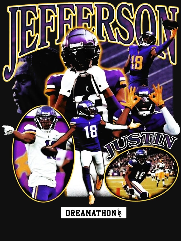 Justin Jefferson Jersey  Kids T-Shirt for Sale by LOSTandLO