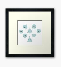 Arctic animals Framed Print