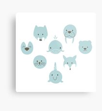 Arctic animals Metal Print