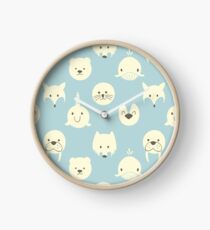 Arctic animals Clock